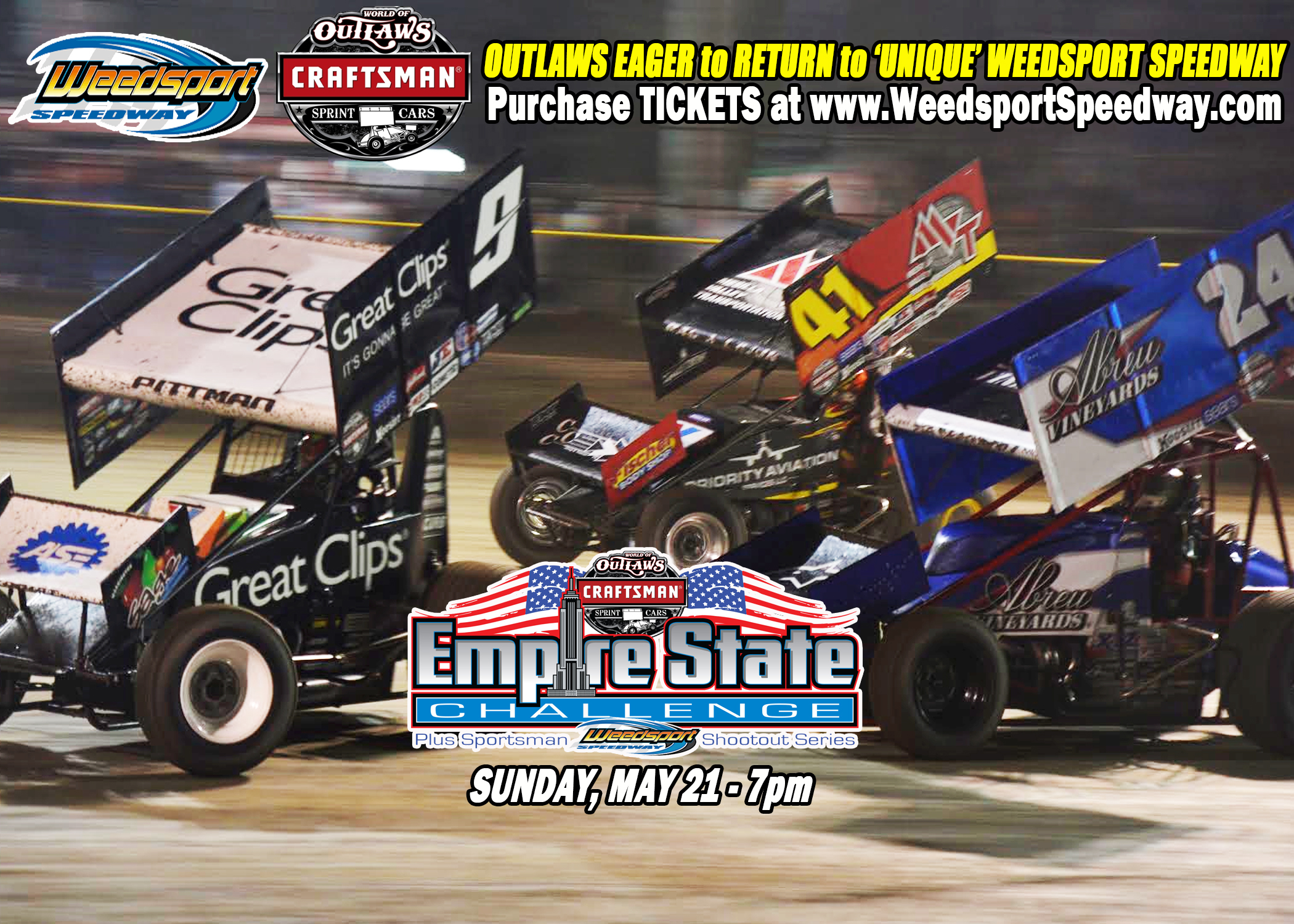 World of Outlaws Eager to Return to ‘Unique’ Weedsport Speedway